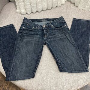 Bebe straight leg low rise jeans size 28